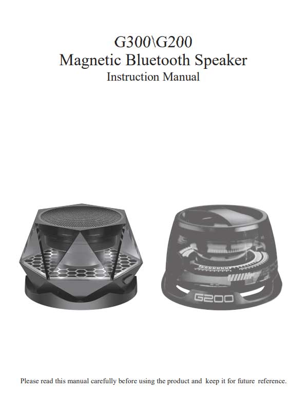 G300/G200 Magnetic Bluetooth Speaker